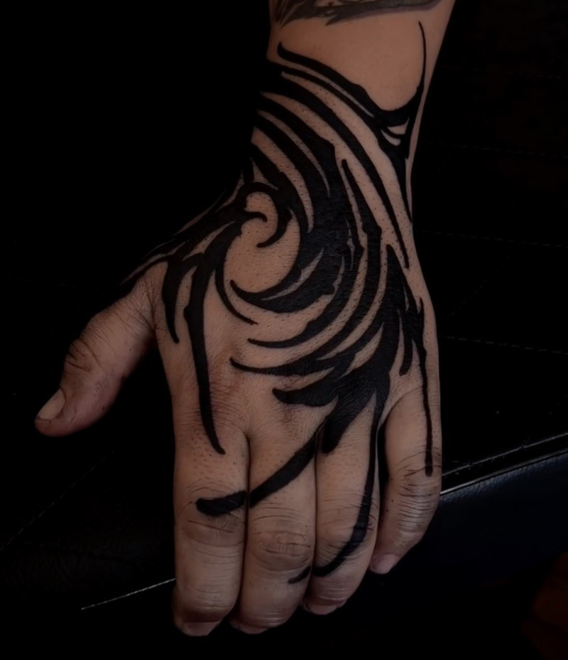 Espiral na mão
